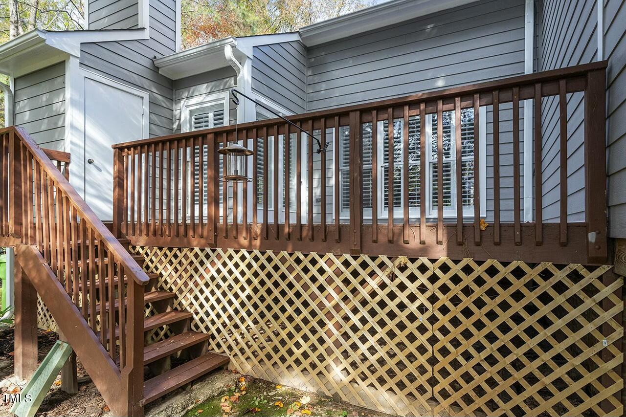 Rear deck