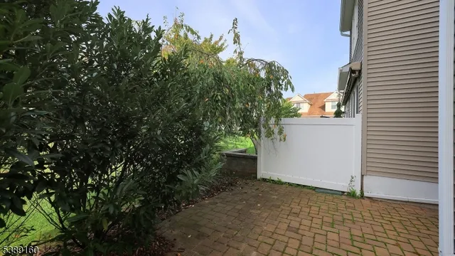 a backyard of a house