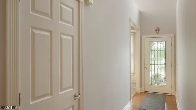 a view of front door