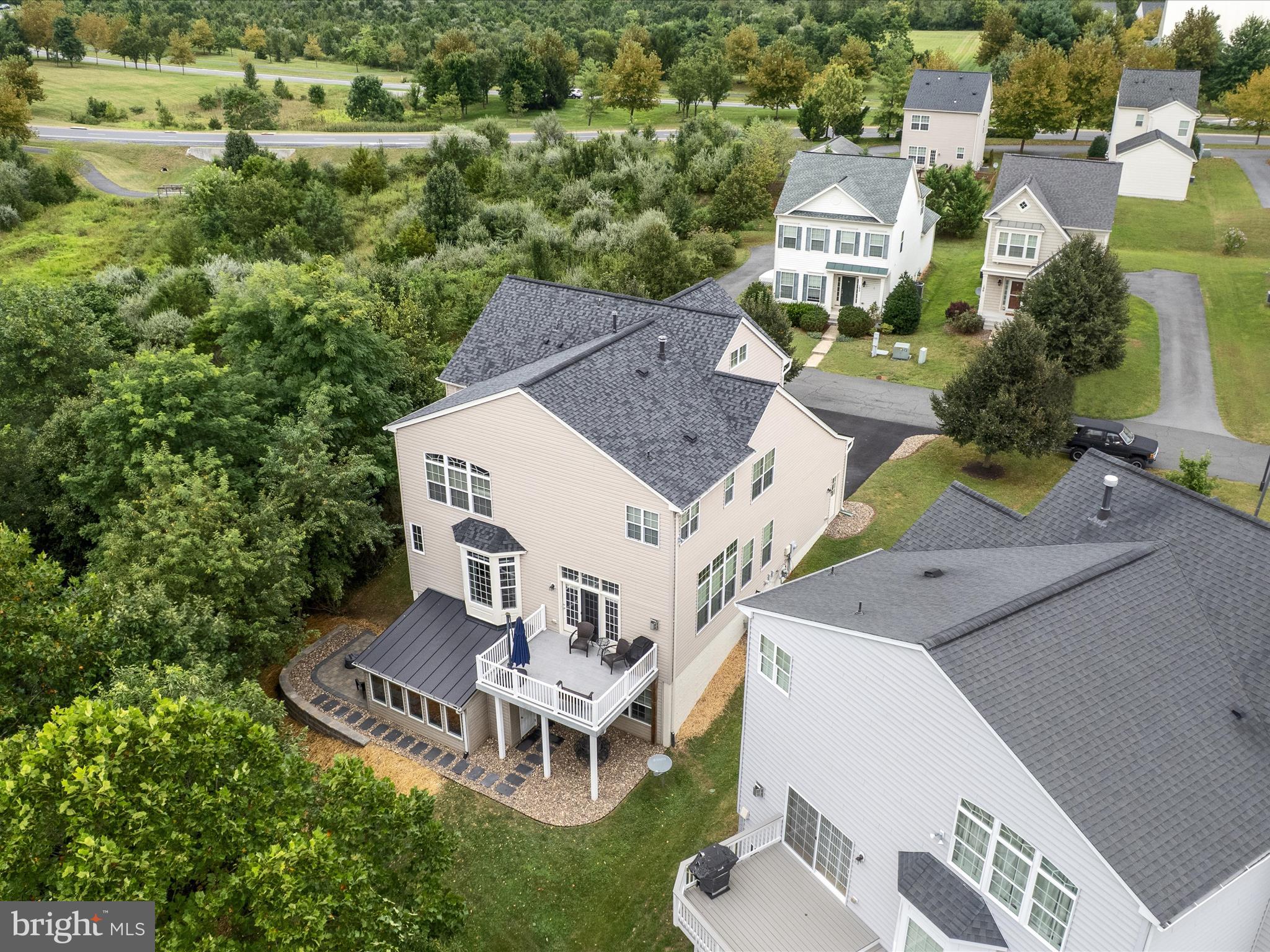 103 Prairie Place Stephenson, VA 22656 - Photo 68 of 90 an aerial view of a house with a garden
