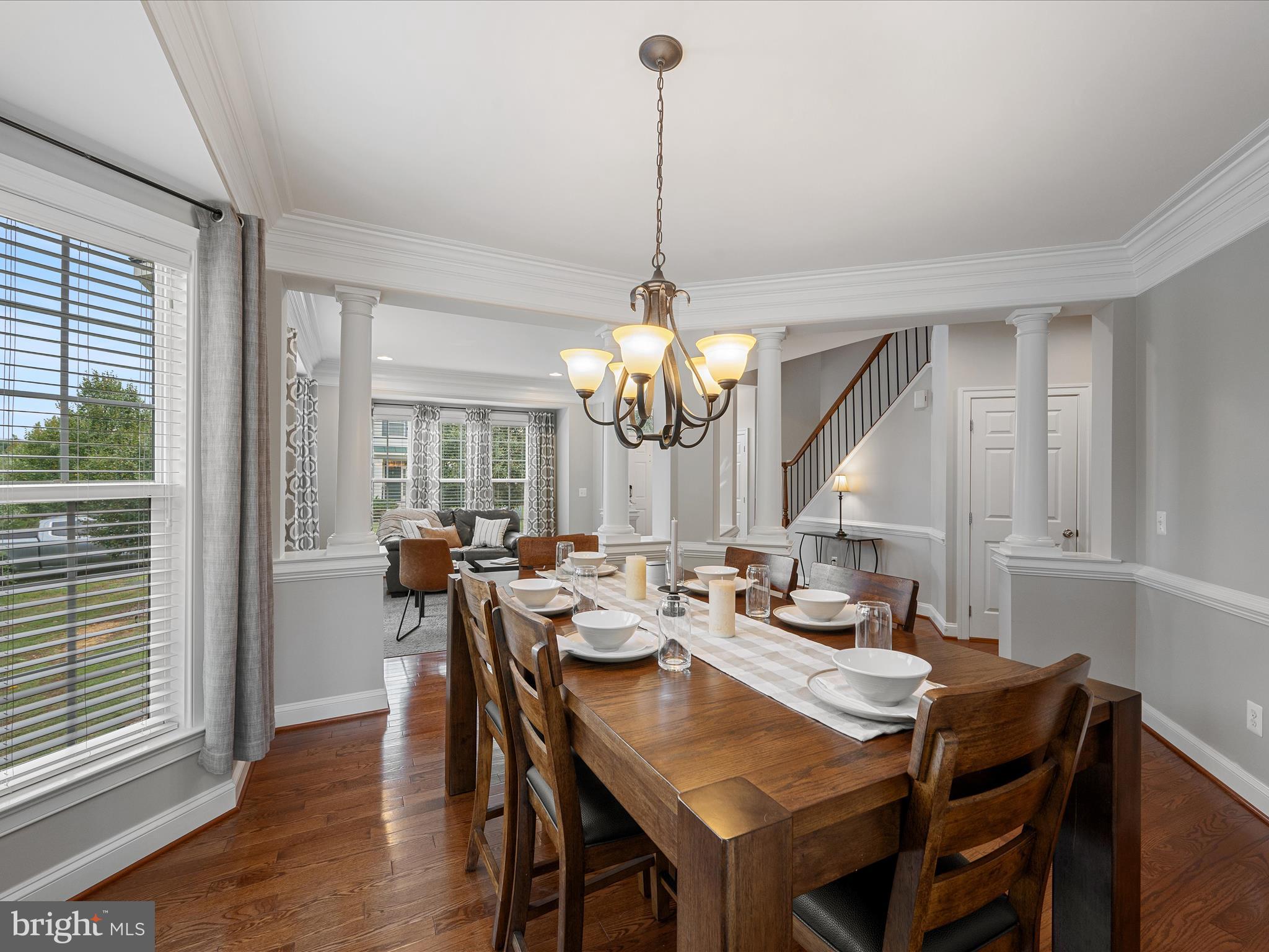 103 Prairie Place Stephenson, VA 22656 - Photo 10 of 90 a view of a dining room with furniture window and wooden floor