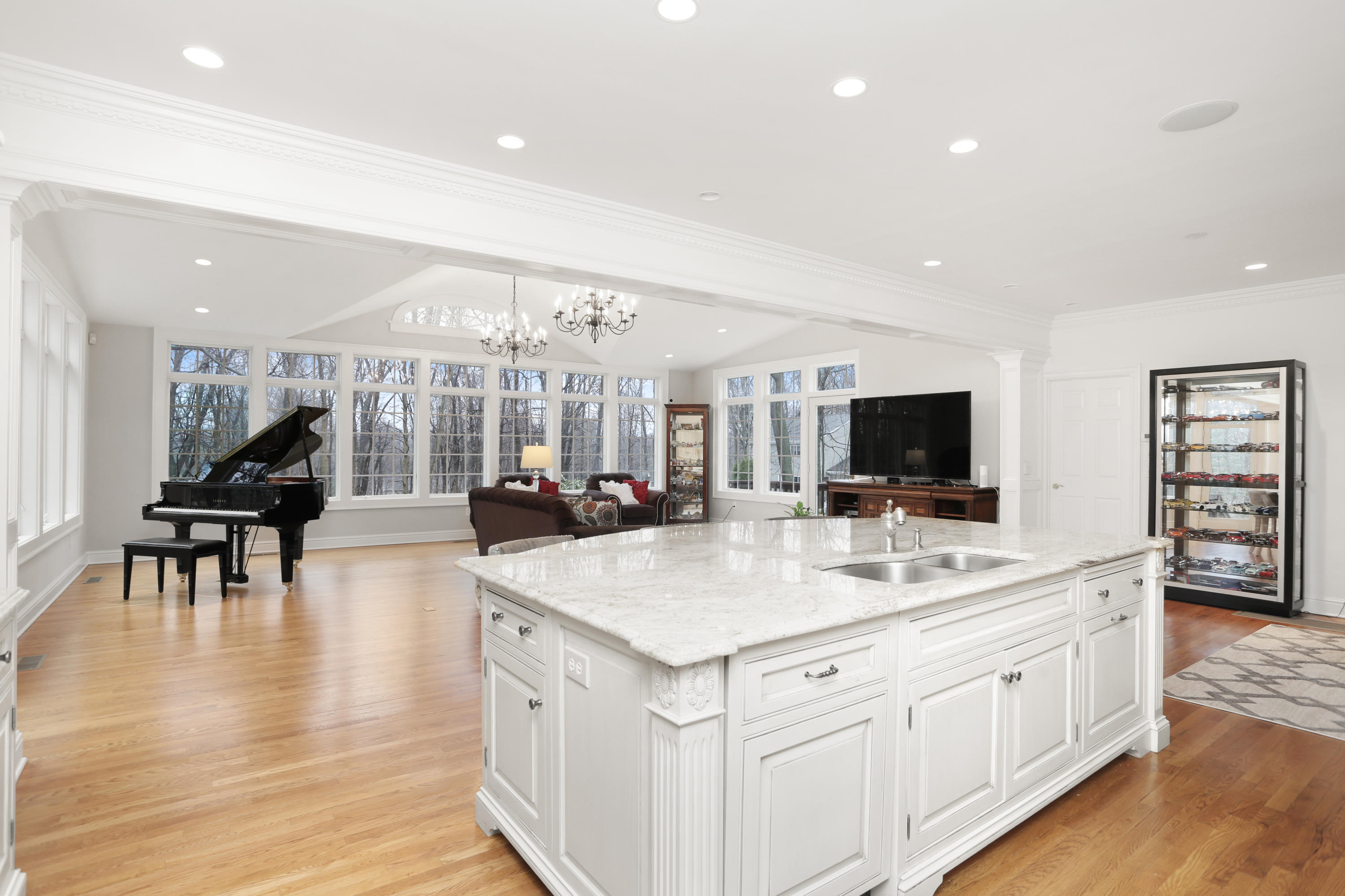 176 Gerdes Road New Canaan, CT 06840 - Photo 8 of 42 Open Concept Kitchen leads to Great Room