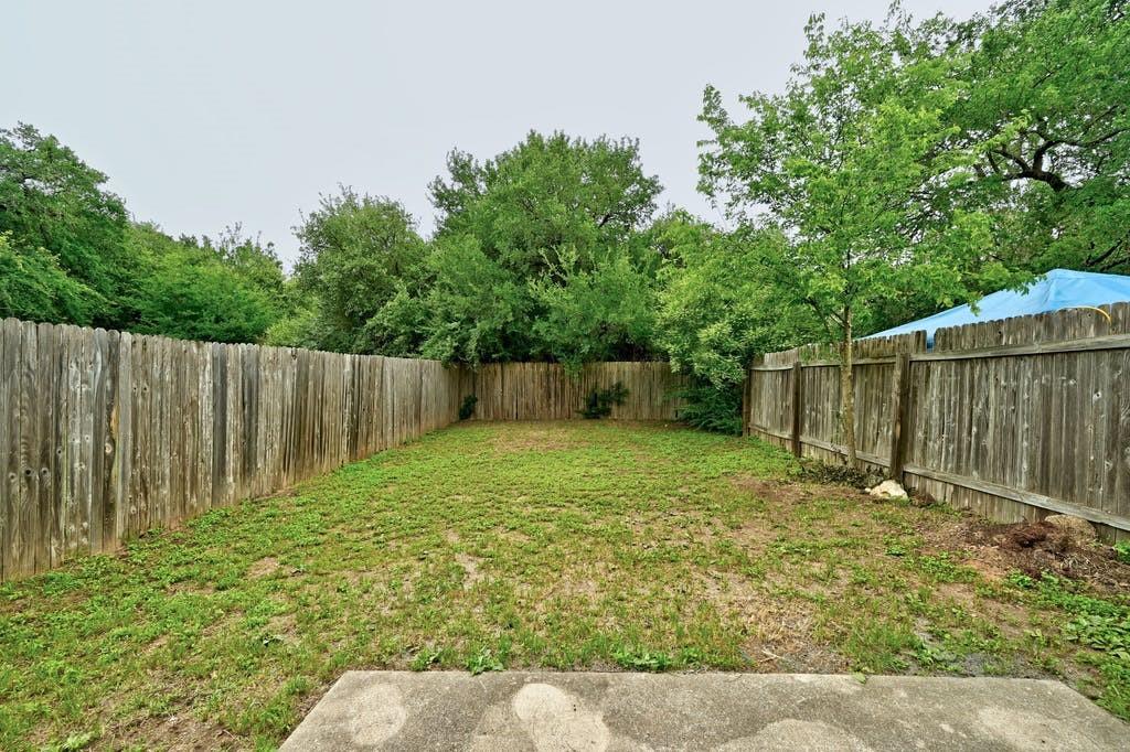 2320 Riddle Road, Unit A Austin, TX 78748 - Photo 22 of 25 a backyard of a house