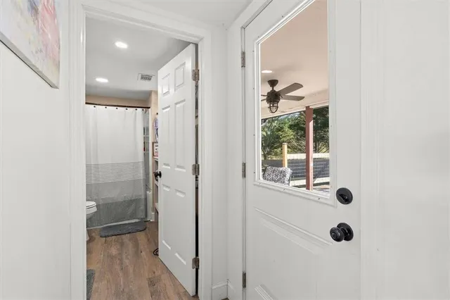 a view of an ocean and beach