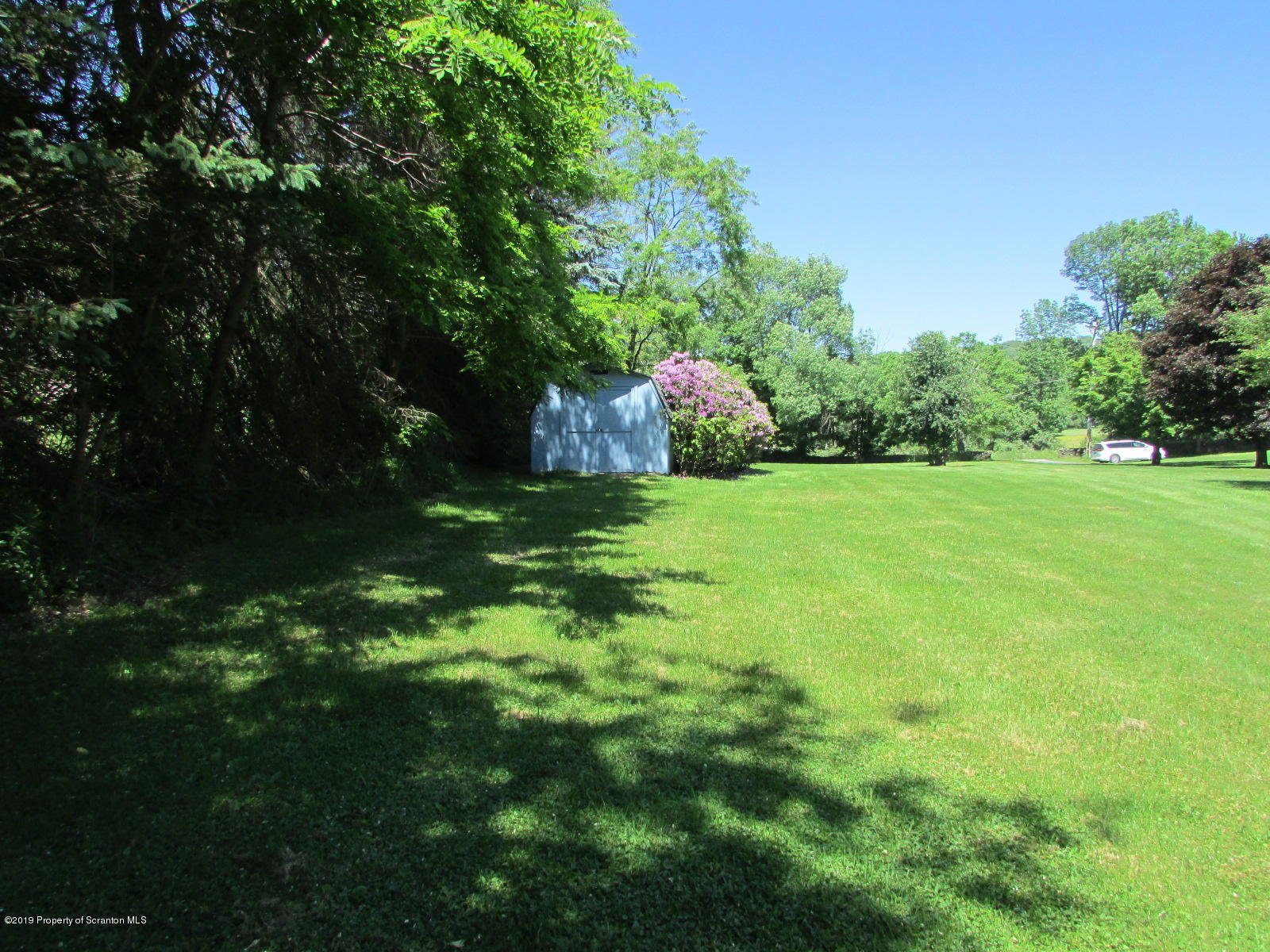 1315 Old County Road Montrose, PA 18801 - Photo 62 of 74 a view of a big yard with plants and large trees