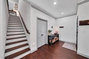 907 Frio Street Houston, TX 77012 - Photo 6 of 23 a view of an empty room with stairs and furniture