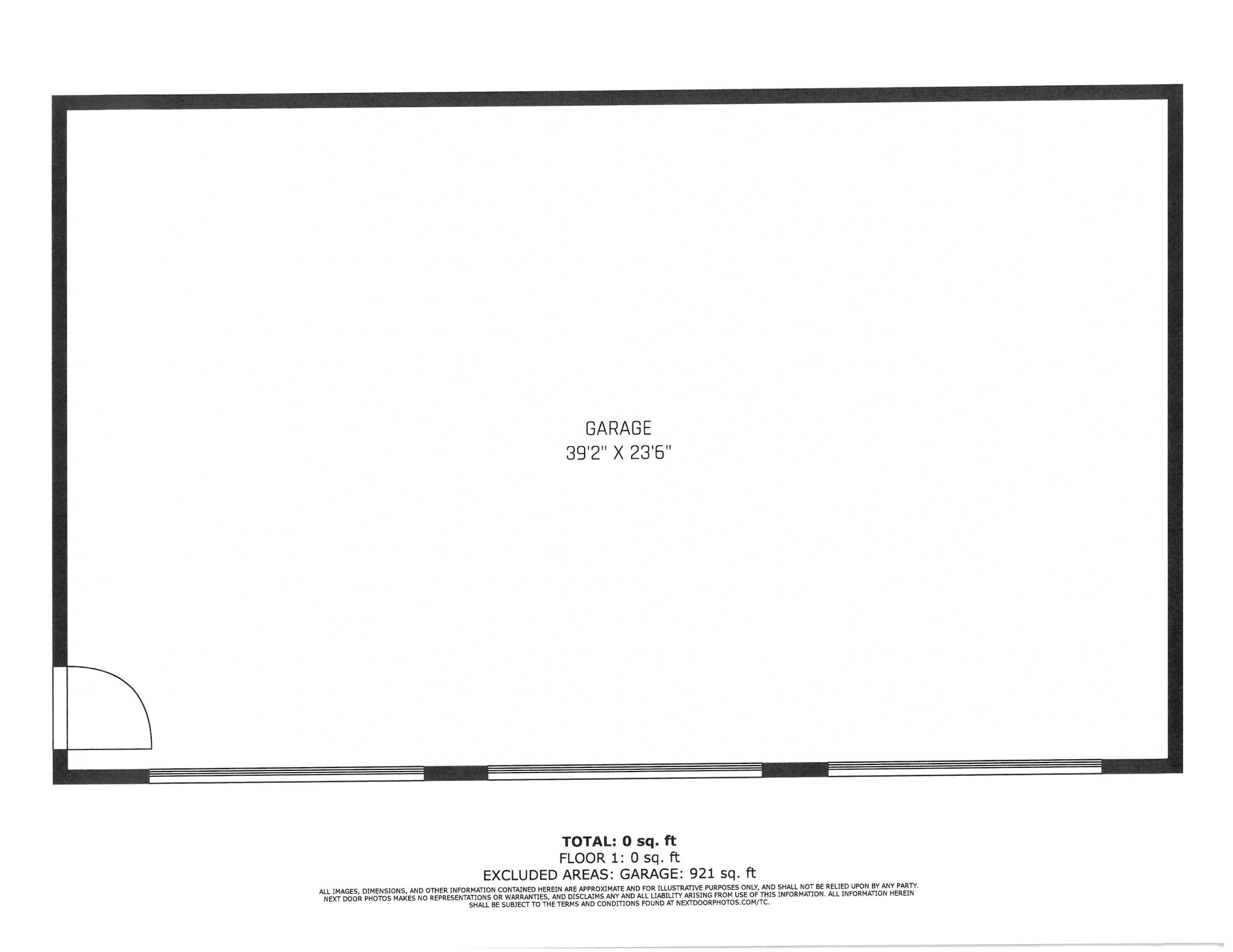 1996 Linco Road Stevensville, MI 49127 - Photo 65 of 65 Garage Floor Plan