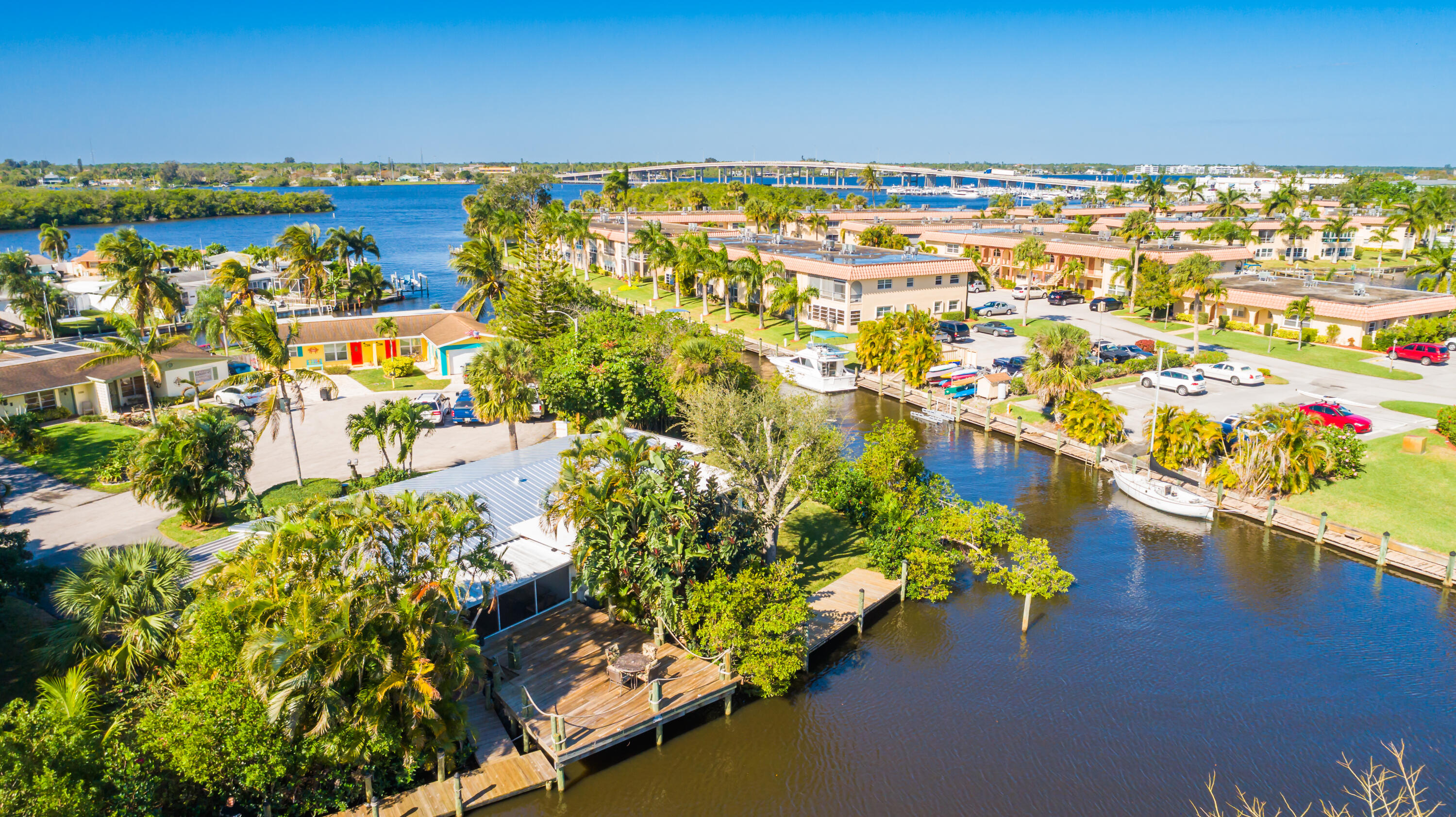 2425 Southwest Hideaway Lane Stuart, FL 34994 - Photo 28 of 38 2425 & 2435 SW Hideaway Lane Aerials-5