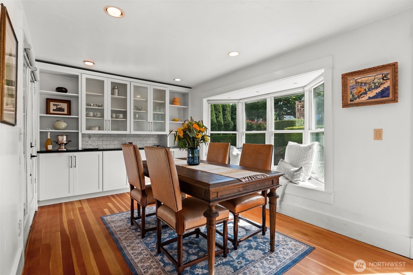 3414 Harborview Drive Gig Harbor, WA 98332 - Photo 22 of 40 a view of a dining room with furniture window and wooden floor