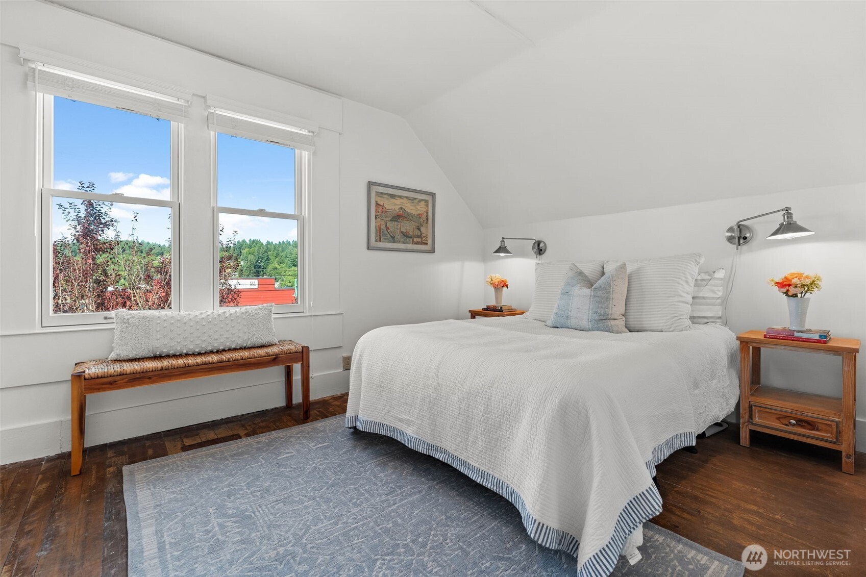 3414 Harborview Drive Gig Harbor, WA 98332 - Photo 27 of 40 a bedroom with a bed and a window