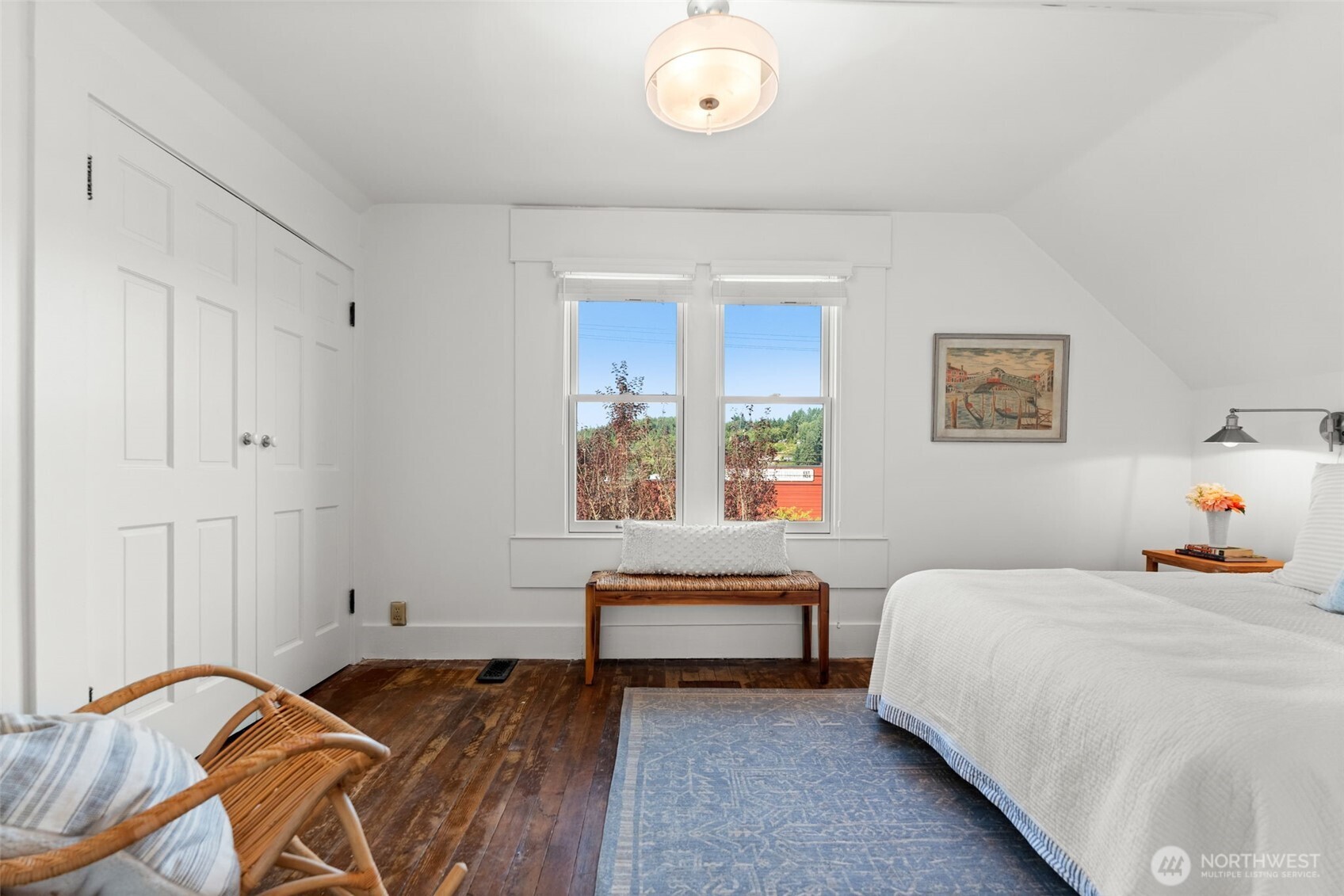 3414 Harborview Drive Gig Harbor, WA 98332 - Photo 29 of 40 a bedroom with a bed and a window