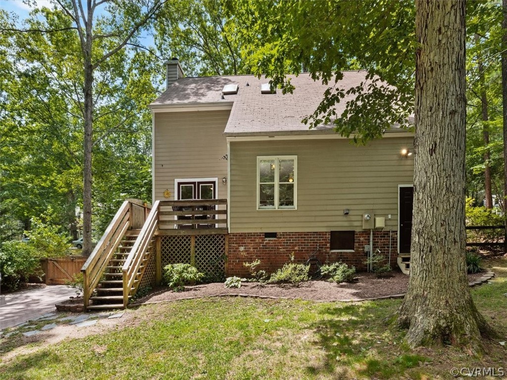 5807 Mill Spring Road Midlothian, VA 23112 - Photo 30 of 33 Rear of Home