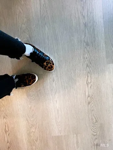 a close view of closet