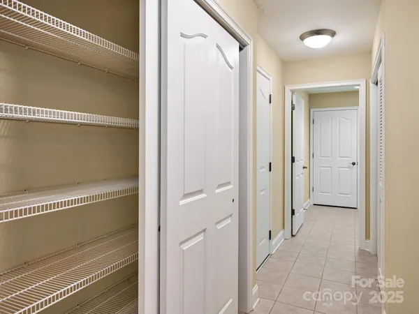 a view of a walk in closet