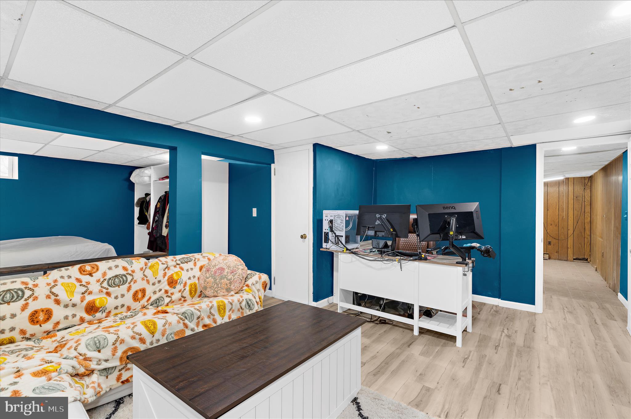 19 Well Street Huntingtown, MD 20639 - Photo 34 of 44 a bedroom with furniture and a wooden floor