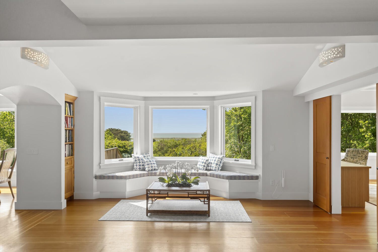 308 S Road Chilmark, MA 02535 - Photo 6 of 41 a living room with furniture and a large window