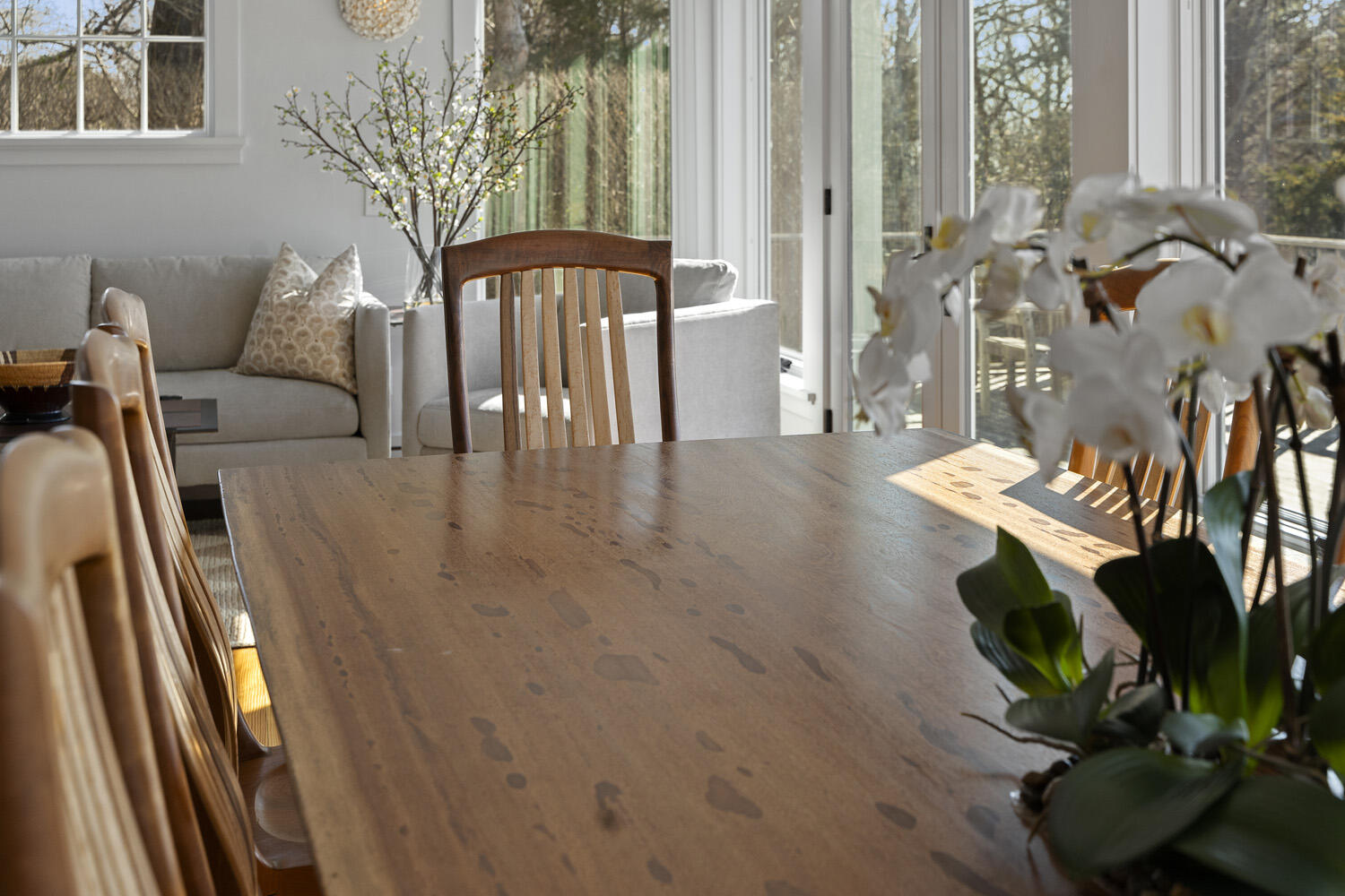 308 S Road Chilmark, MA 02535 - Photo 10 of 41 a living room with furniture and a potted plant