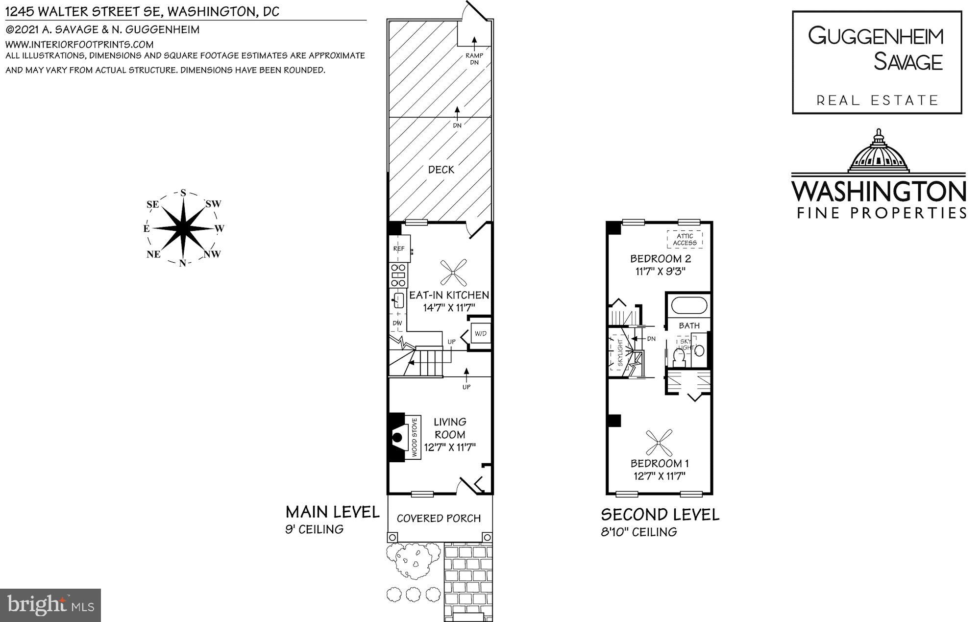 1245 Walter Street Southeast Washington, DC 20003 - Photo 17 of 17 Floor Plan