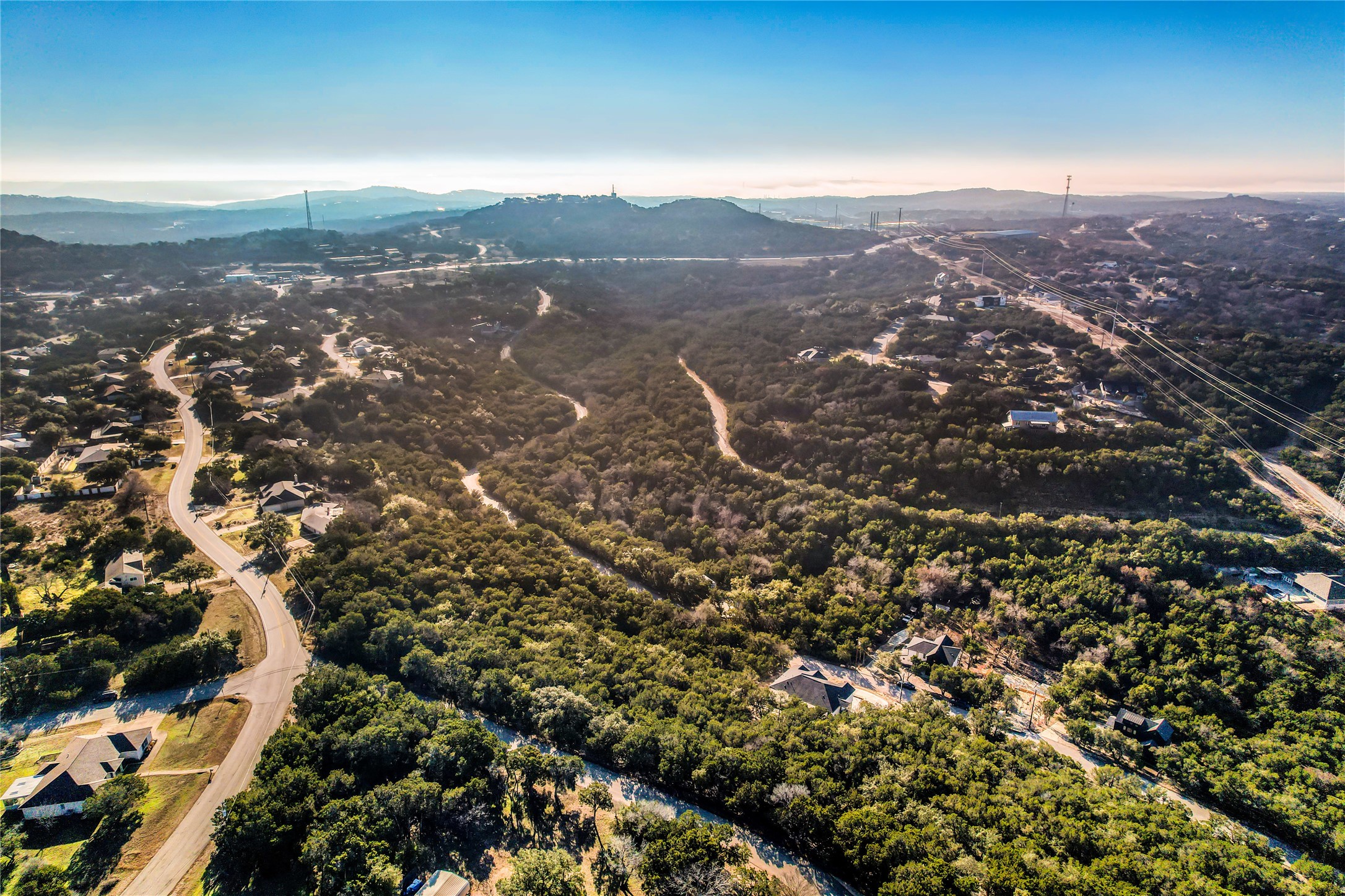 Bird's eye view of mountains