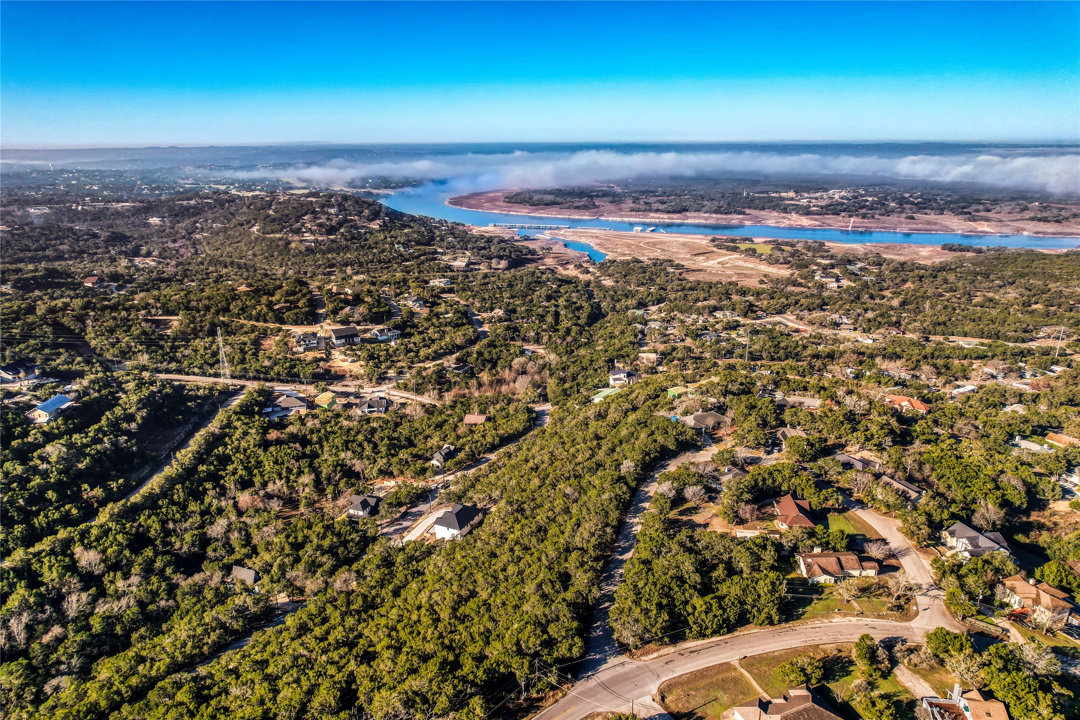 21003 Ridgeview Loop Lago Vista, TX 78645 - Photo 10 of 22 Bird's eye view of a large body of water
