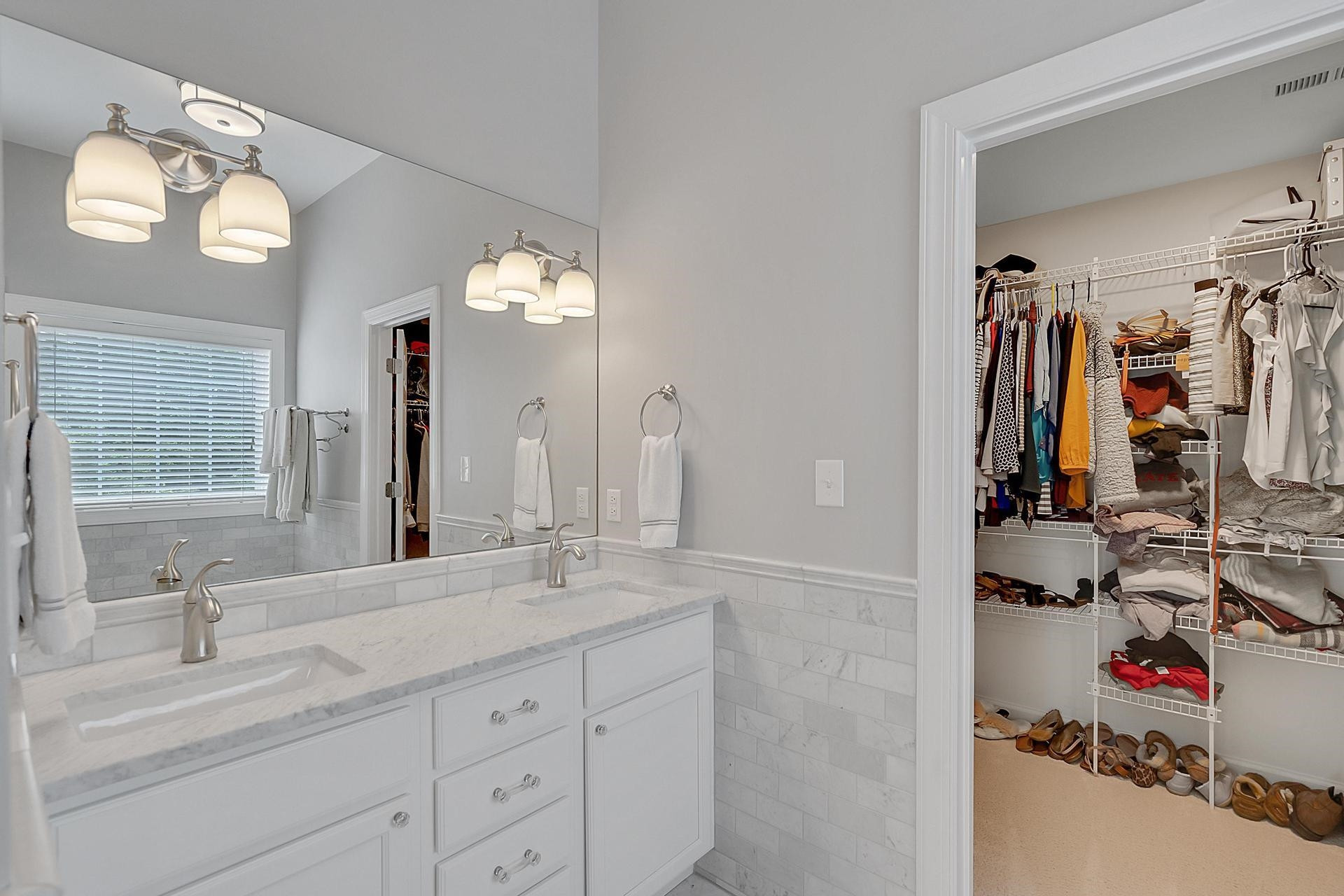 7905 Ocoee Court Raleigh, NC 27612 - Photo 23 of 55 Double Vanities & Large Walk-In Closet