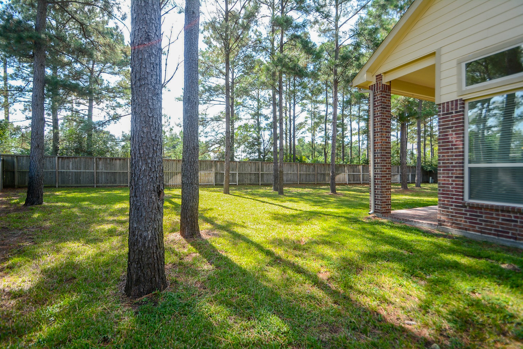 50 Sawbridge Court Spring, TX 77389 - Photo 32 of 32 a view of a house with a backyard and a small yard