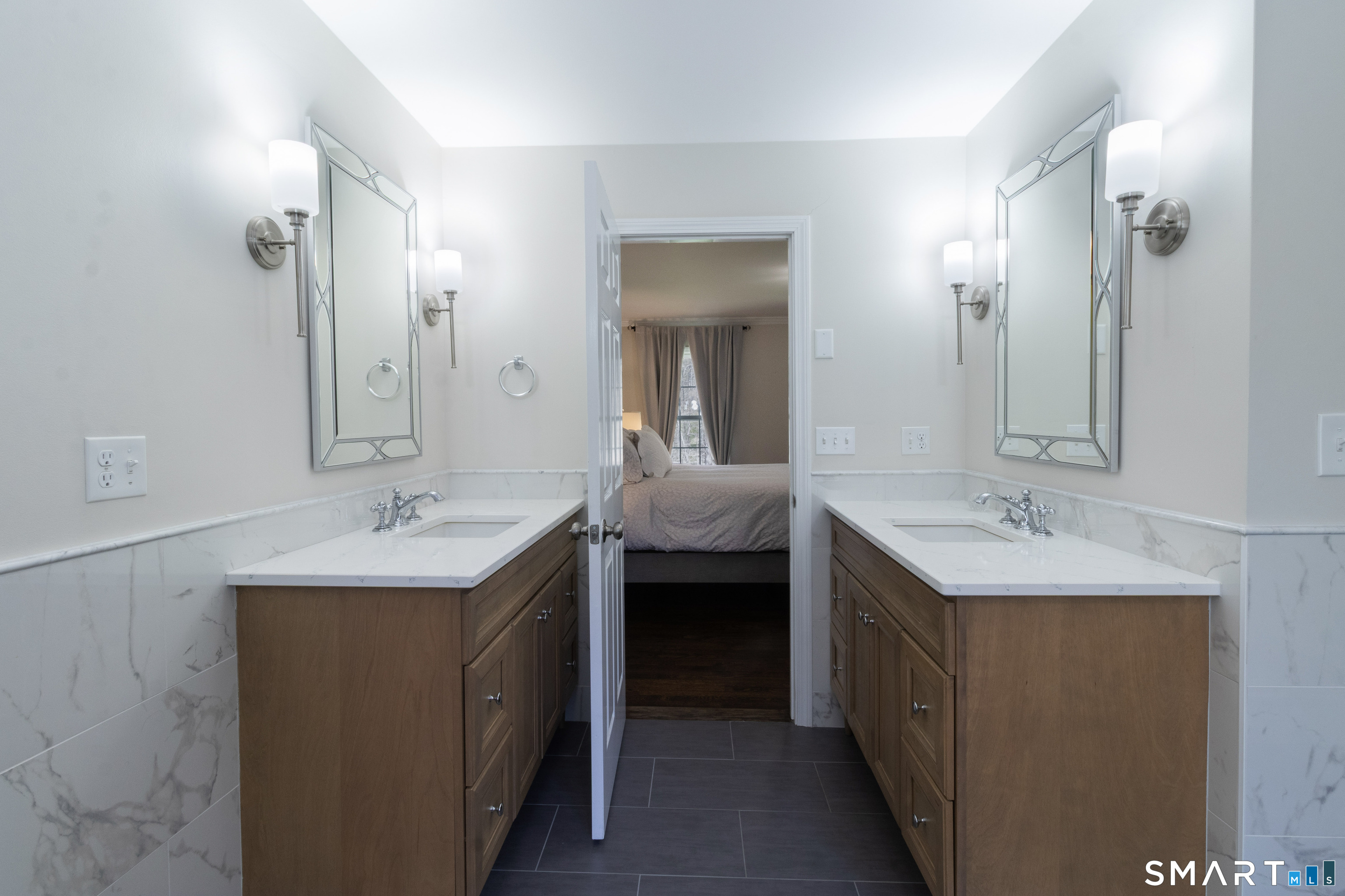 51 Fawn Hill Road Killingworth, CT 06419 - Photo 25 of 37 Primary bath with his and hers vanities