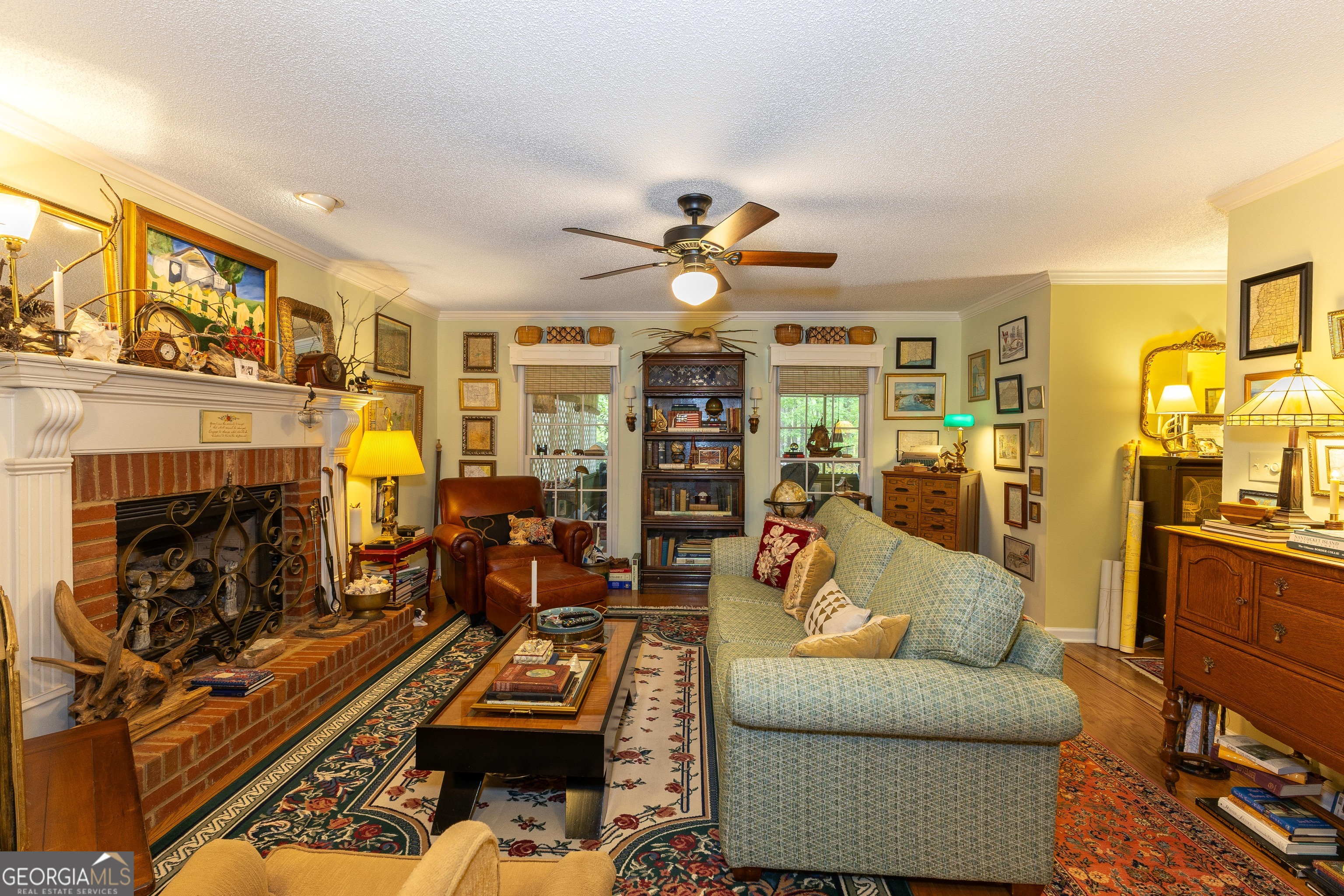 175 Weeping Willow Way Tyrone, GA 30290 - Photo 11 of 59 a living room with furniture and a fireplace