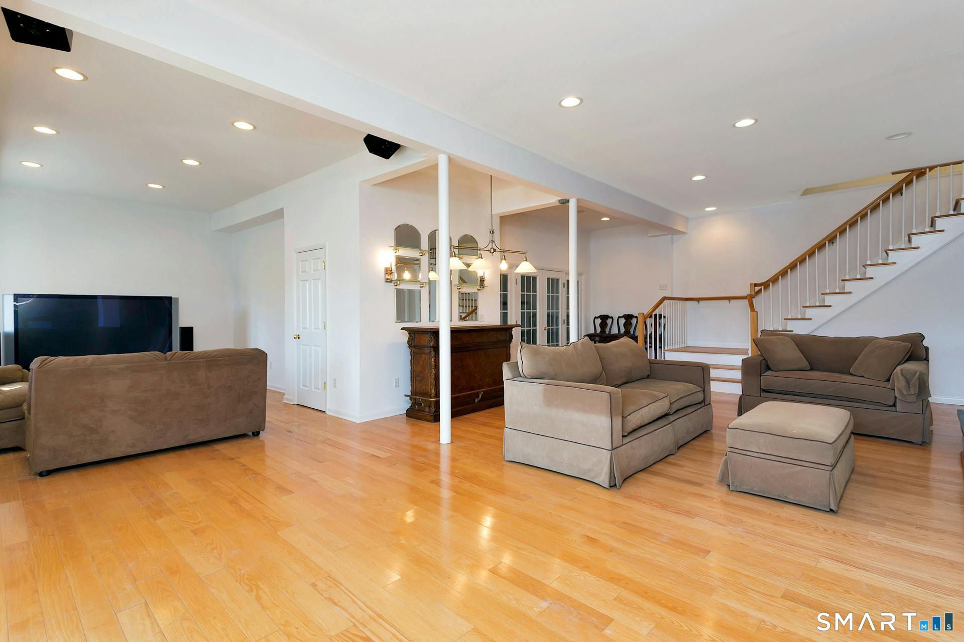 192 Frenchtown Road Bridgeport, CT 06606 - Photo 21 of 22 Additional lower level living w woodburning fireplace