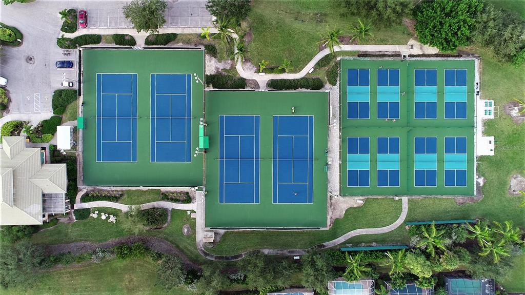 2060 Matecumbe Key Road, Unit 2107 Punta Gorda, FL 33955 - Photo 36 of 44 an aerial view of a house with a garden