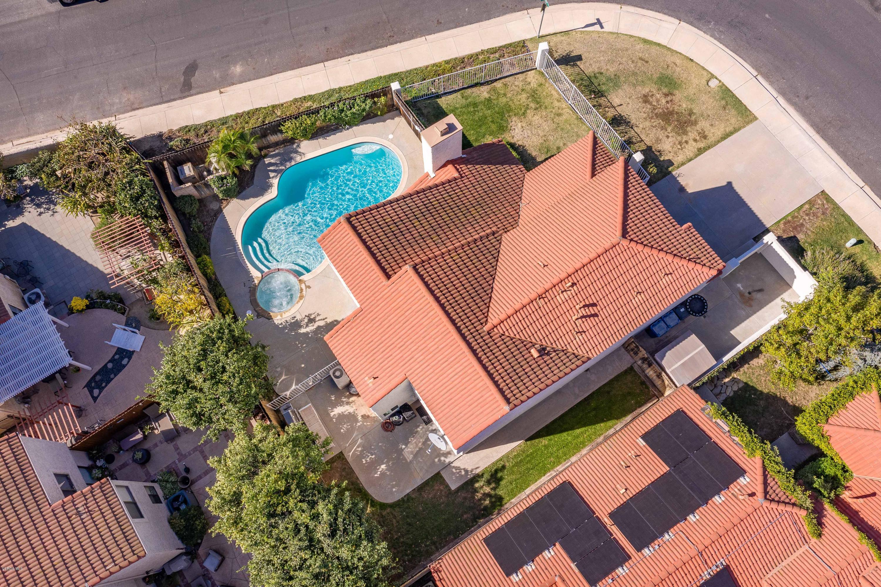 15430 Kernvale Avenue Moorpark, CA 93021 - Photo 11 of 16 an aerial view of a house having outdoor space