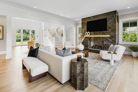 a view of a bedroom from the hallway