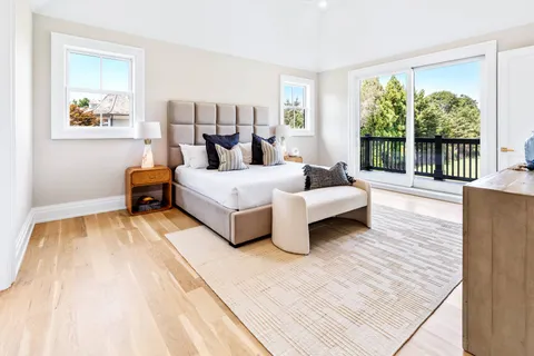 a white bath tub sitting in a bathroom