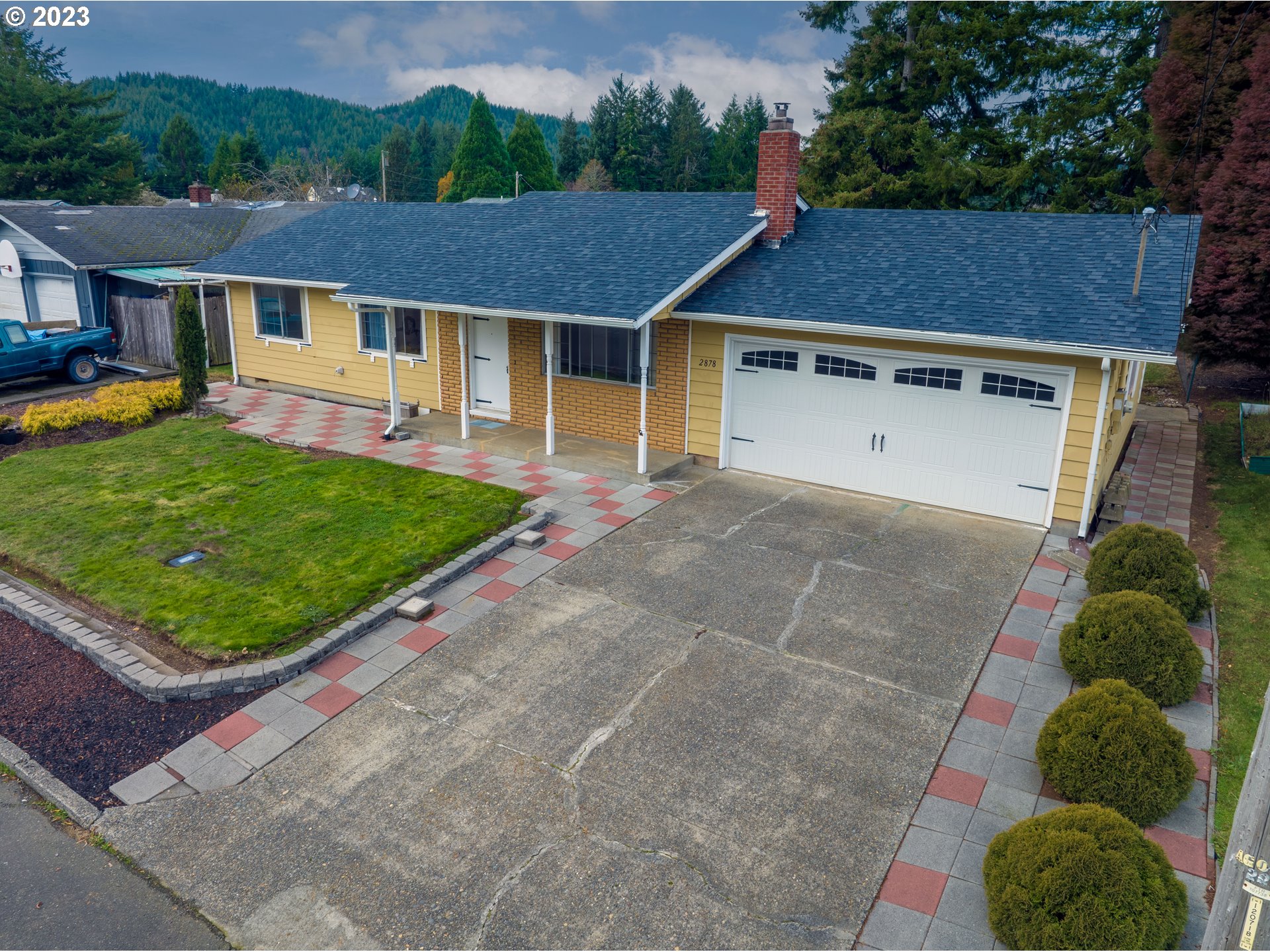 2878 Ridgeway Drive Reedsport, OR 97467 - Photo 32 of 36 Drone View/UAV