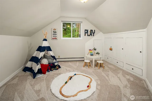 a room with furniture and window