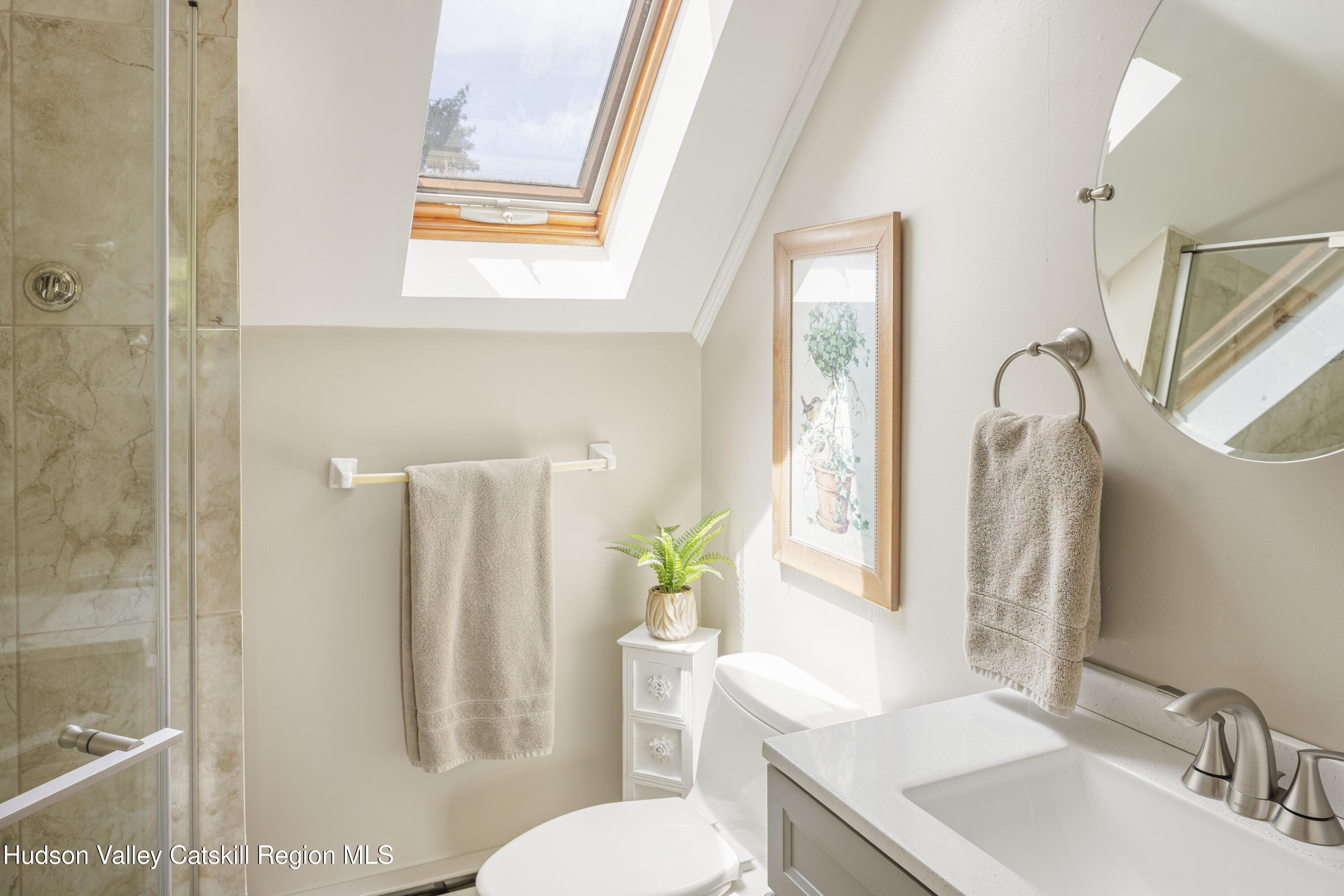 48 County Rte 14 Hudson, NY 12534 - Photo 37 of 42 a bathroom with a sink a toilet and shower