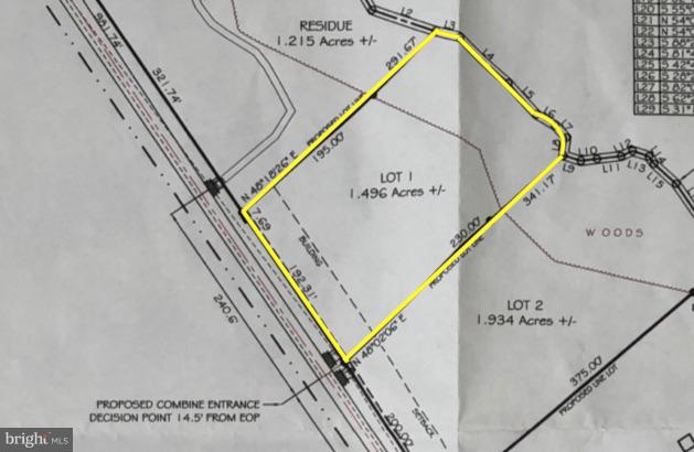 West Elliotts Dam Road, Unit 1 Laurel, DE 19956 - Photo 2 of 2 * Outline of property.