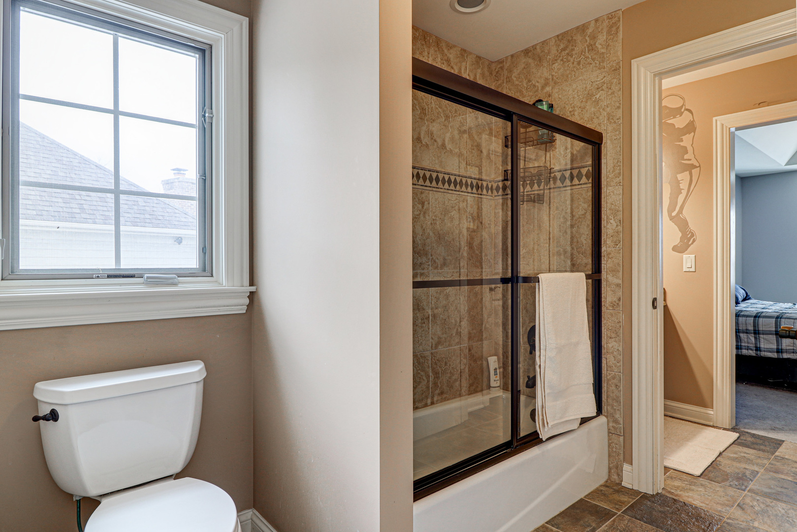 N491 Peter Road Winfield, IL 60190 - Photo 38 of 46 a bathroom with a toilet and a shower