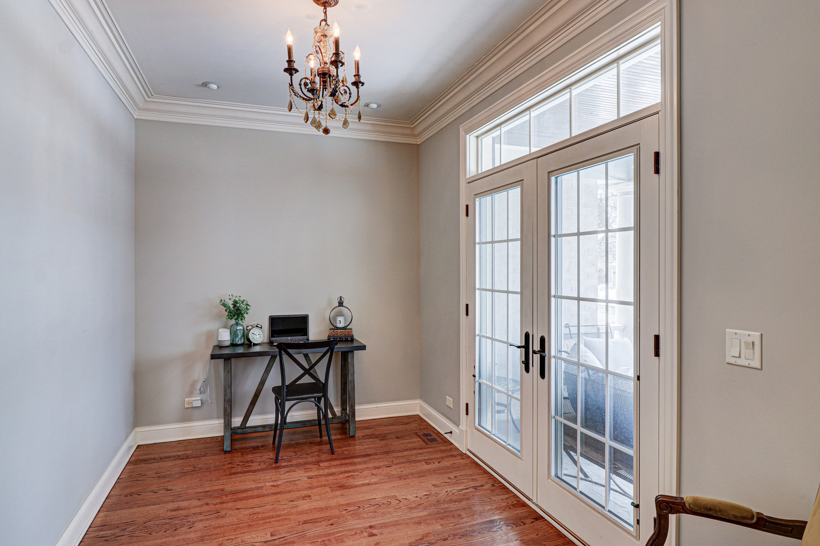 N491 Peter Road Winfield, IL 60190 - Photo 8 of 46 a view of a room with wooden floor and windows