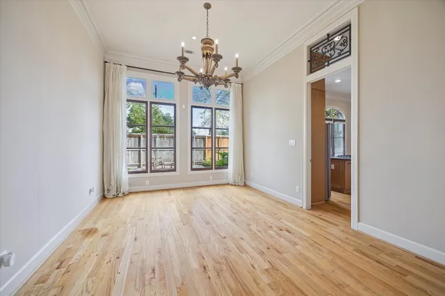a view of livingroom with hardwood floor and window