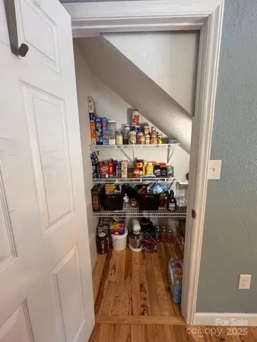 a view of storage and utility room