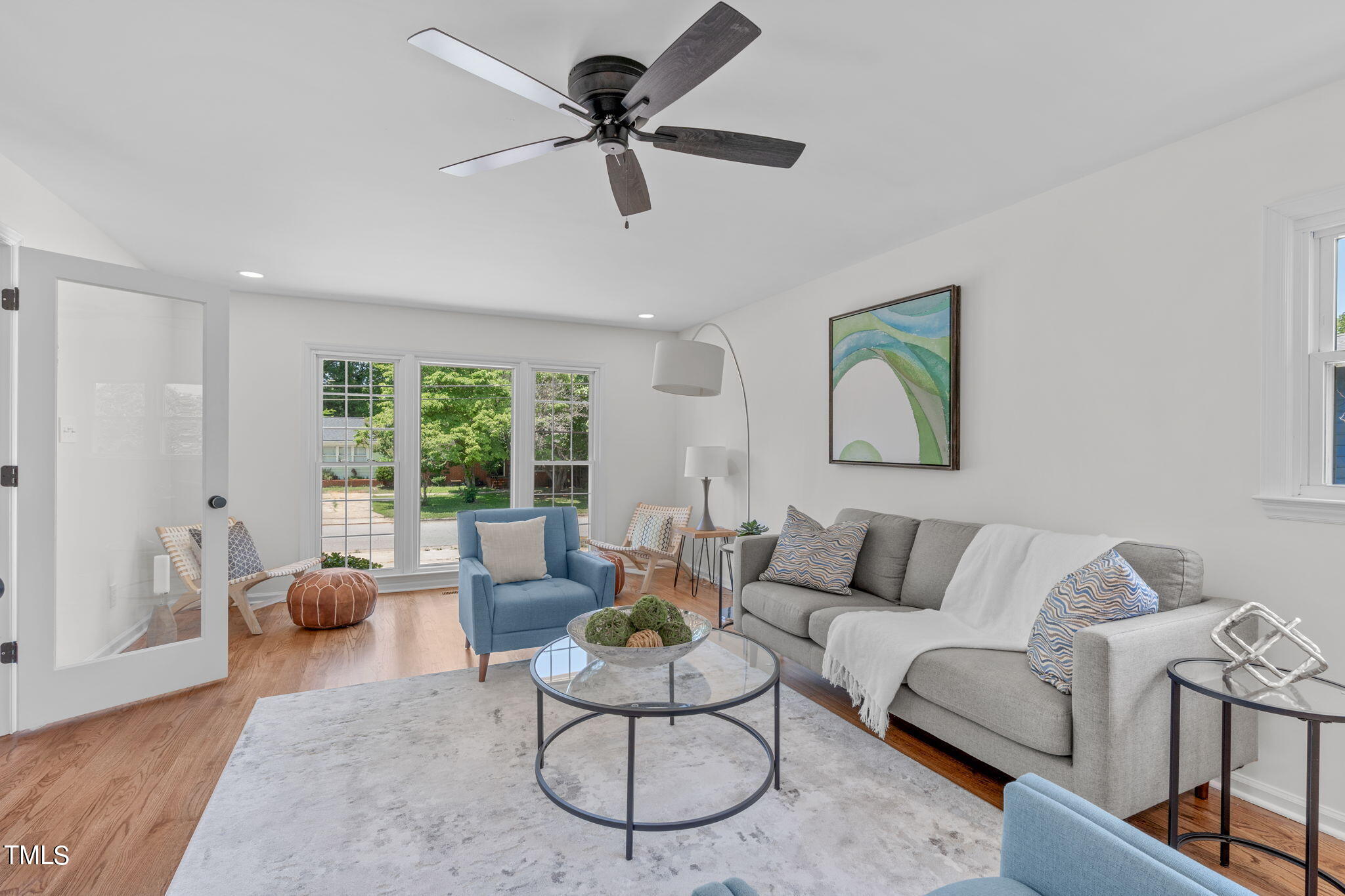 612 Delany Drive Raleigh, NC 27610 - Photo 25 of 45 a living room with furniture and a large window