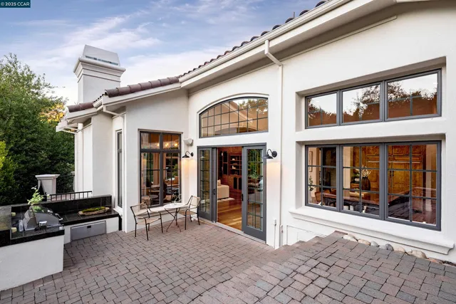 a view of a entryway door front of house