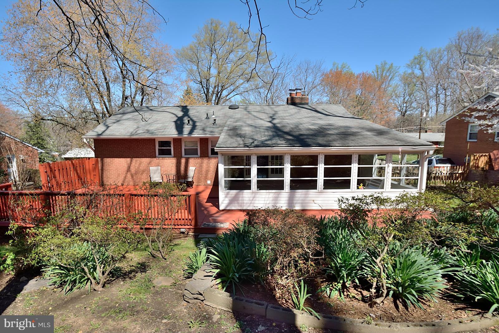 7529 Murillo Street Springfield, VA 22151 - Photo 26 of 30 Rear View of Home