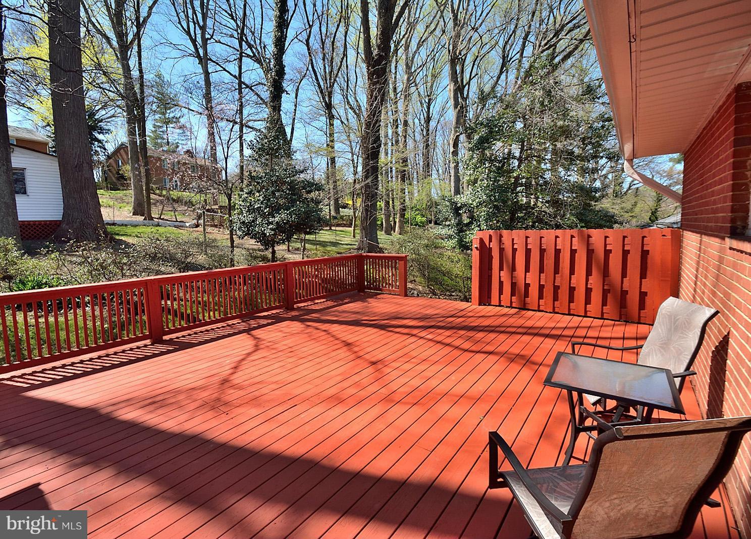 7529 Murillo Street Springfield, VA 22151 - Photo 27 of 30 Huge Rear Deck