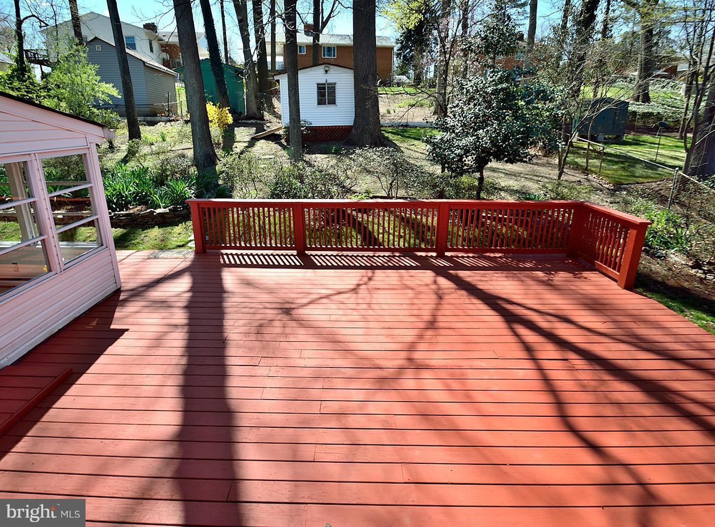 7529 Murillo Street Springfield, VA 22151 - Photo 28 of 30 Rear Deck/Yard