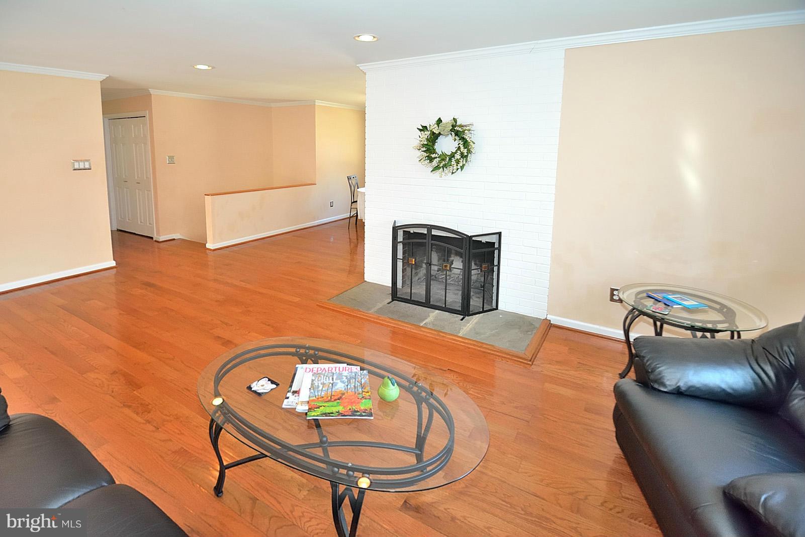 7529 Murillo Street Springfield, VA 22151 - Photo 10 of 30 Living Room w/fireplace