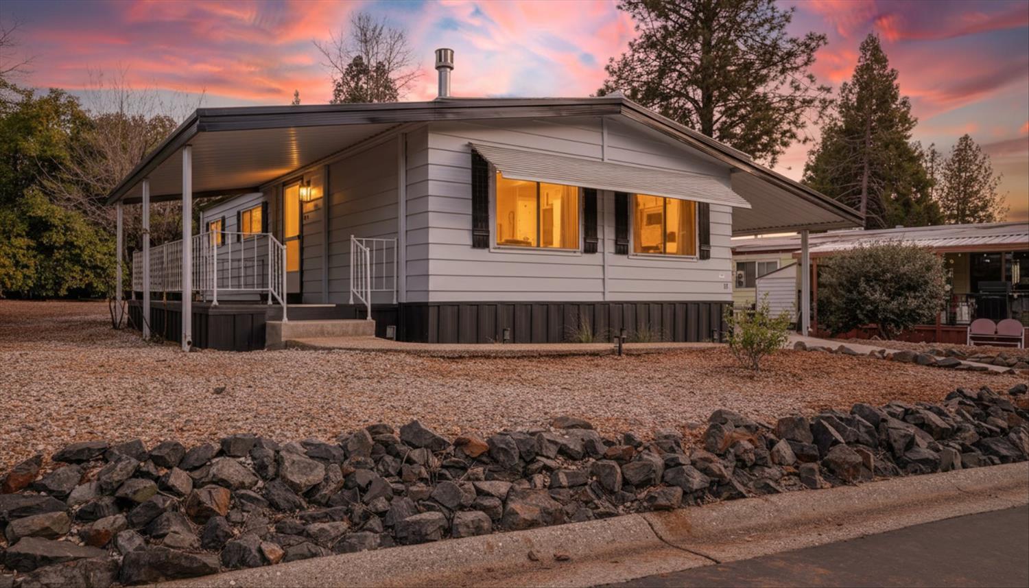 65 Primrose Lane Grass Valley, CA 95945 - Photo 39 of 41 a front view of a house with a yard