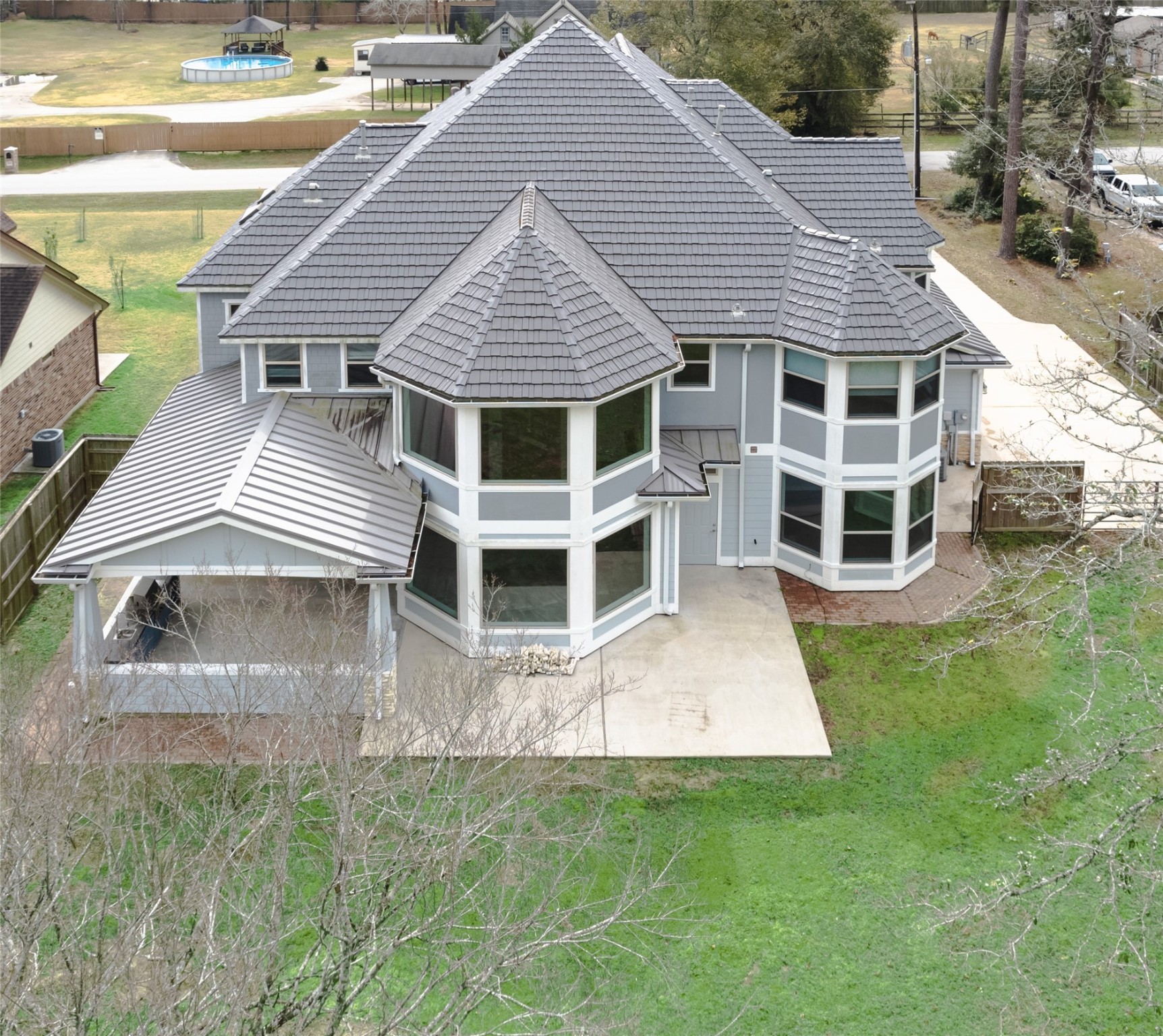 2504 Southline Road Conroe, TX 77384 - Photo 20 of 20 a front view of a house with a yard