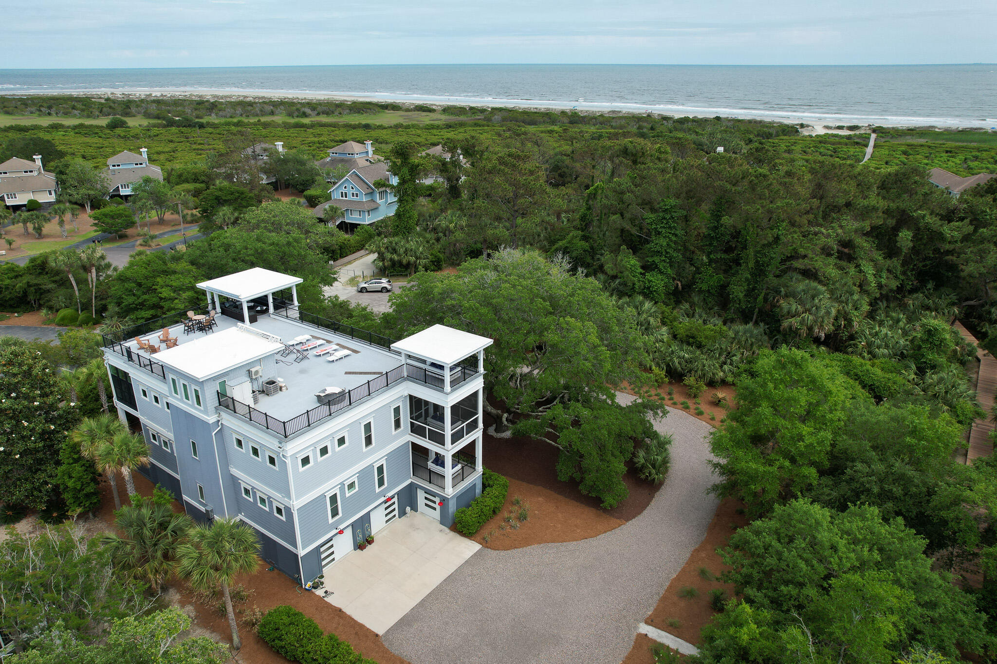 2213 Rolling Dune Road Seabrook Island, SC 29455 - Photo 74 of 121 Drone